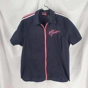 Harley-Davidson WOMEN'S PINK LABEL PERFORMANCE SHORT SLEEVE WOVEN SHIRT 3W